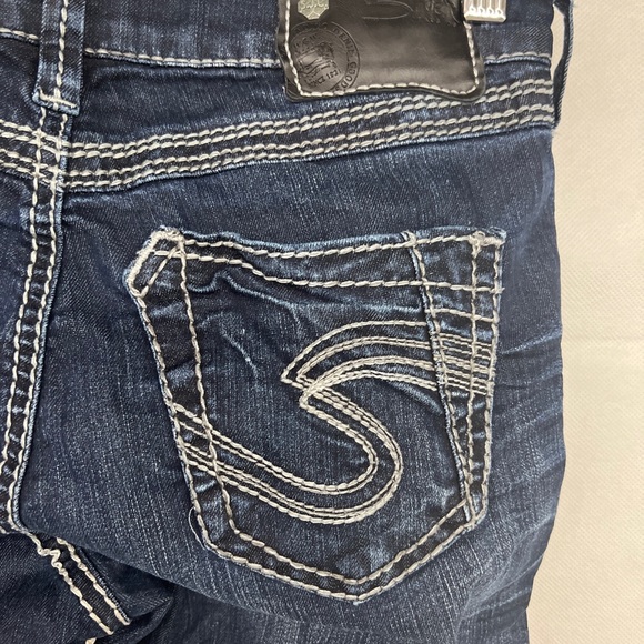 NEW Silver Jeans Tuesday Mid Rise Skinny Jean 25 - Picture 6 of 7